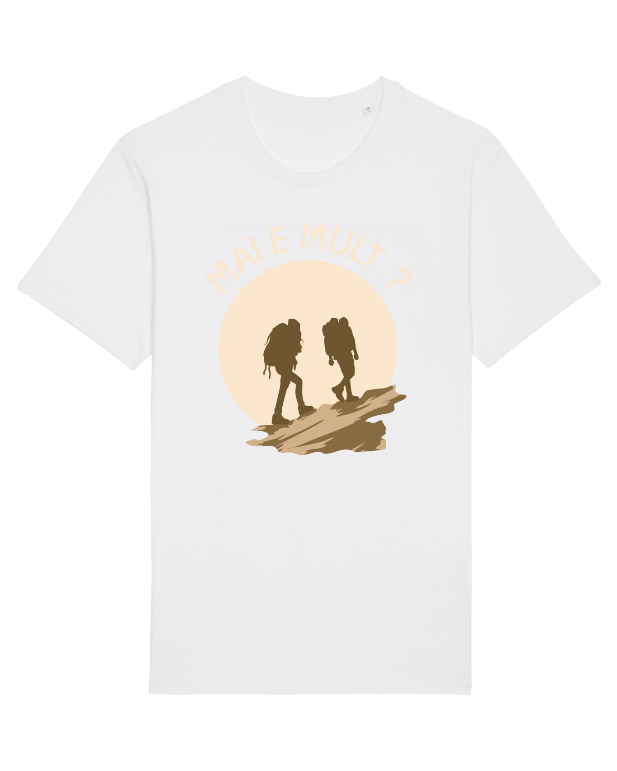 Tricou mânecă scurtă Unisex Rocker White