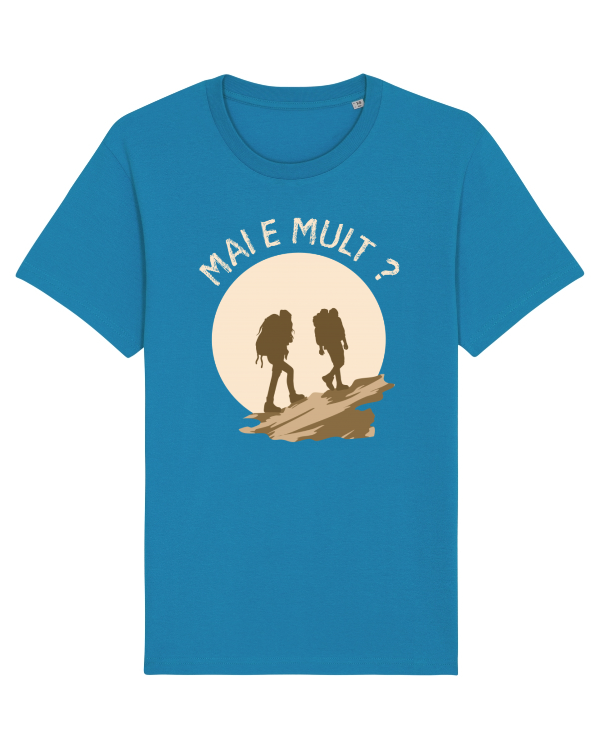Tricou mânecă scurtă Unisex Rocker Azur