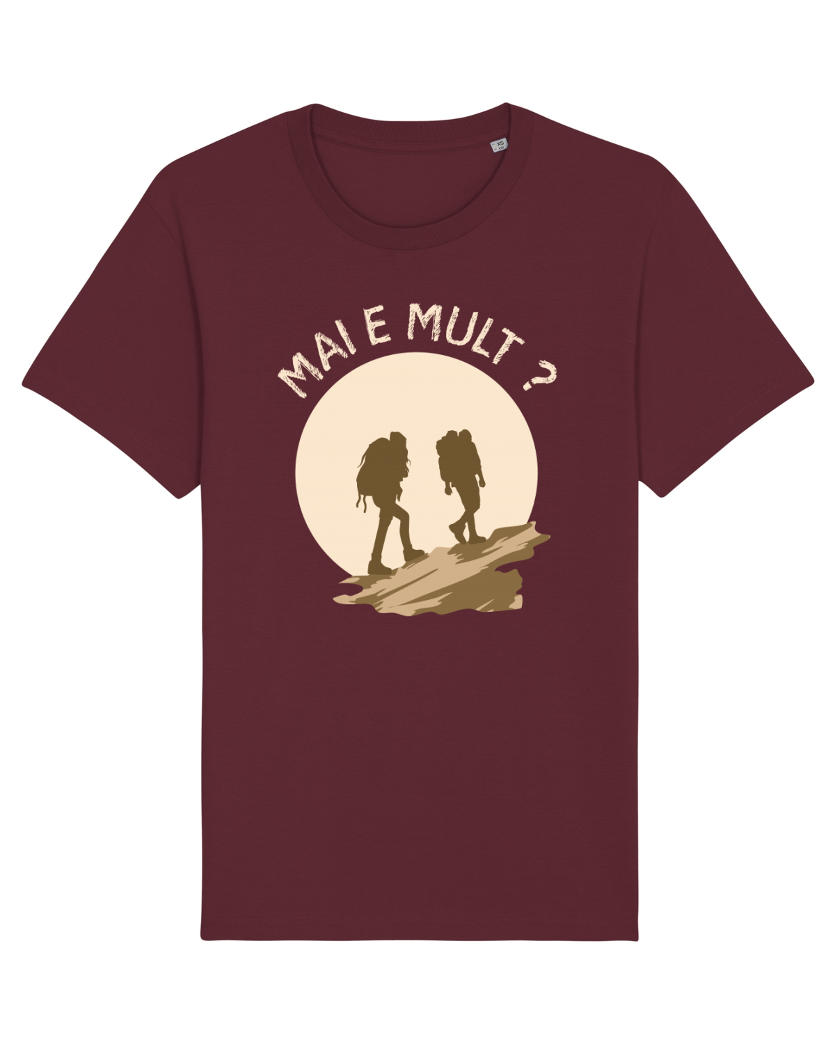 Tricou mânecă scurtă Unisex Rocker Burgundy