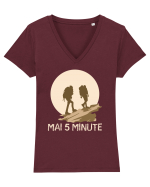 Pentru cupluri - Mai 5 minute Tricou mânecă scurtă guler V Damă Evoker