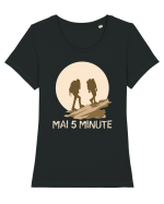 Pentru cupluri - Mai 5 minute Tricou mânecă scurtă guler larg fitted Damă Expresser