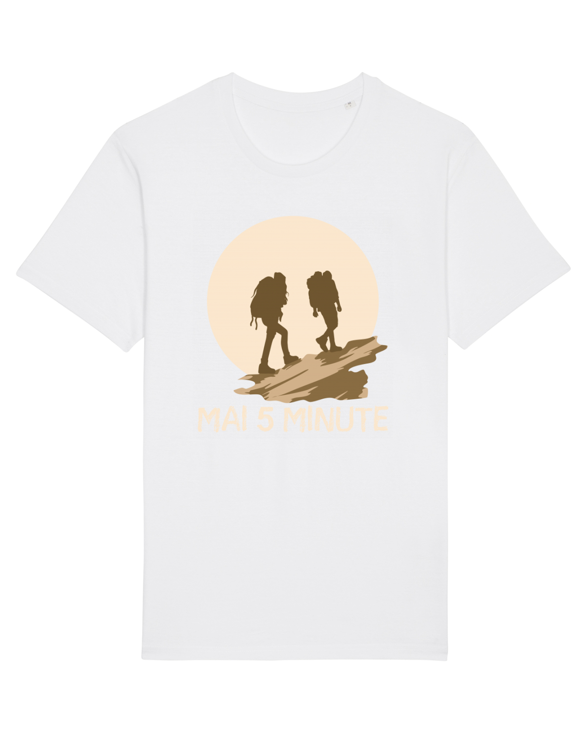Tricou mânecă scurtă Unisex Rocker White