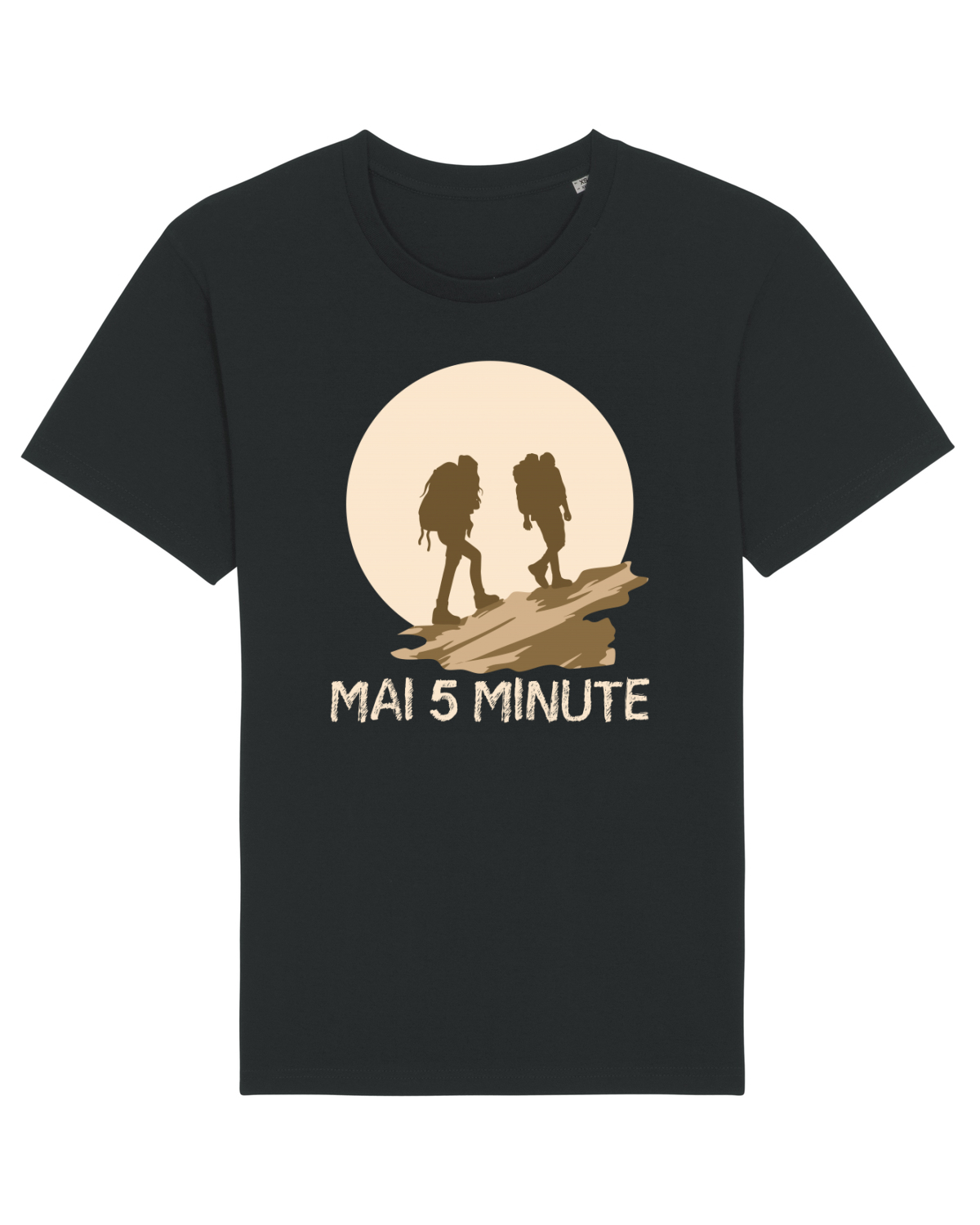 Tricou mânecă scurtă Unisex Rocker Black