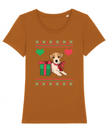 În stil ugly sweater - Cadou cu catel dragut Roasted Orange