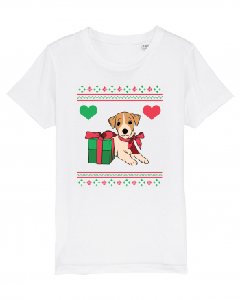 În stil ugly sweater - Cadou cu catel dragut White