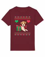 În stil ugly sweater - Cadou cu catel dragut Tricou mânecă scurtă  Copii Mini Creator