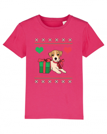 În stil ugly sweater - Cadou cu catel dragut Raspberry