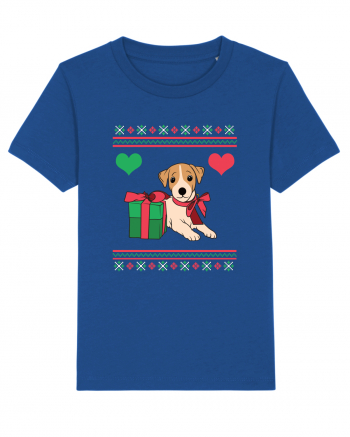 În stil ugly sweater - Cadou cu catel dragut Majorelle Blue