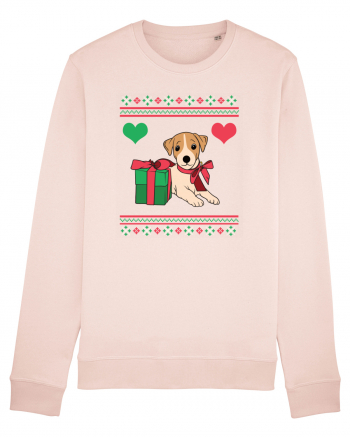 În stil ugly sweater - Cadou cu catel dragut Candy Pink