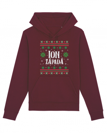 În stil ugly sweater - Ion Zăpadă Burgundy