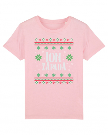 În stil ugly sweater - Ion Zăpadă Cotton Pink