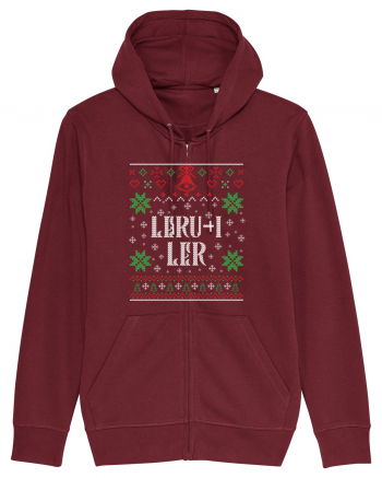 În stil ugly sweater - Leru-i ler Burgundy