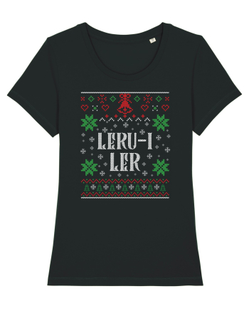În stil ugly sweater - Leru-i ler Black