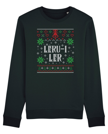 În stil ugly sweater - Leru-i ler Black