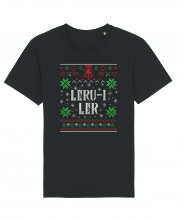 În stil ugly sweater - Leru-i ler Black