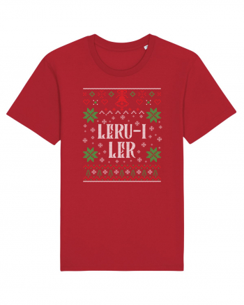 În stil ugly sweater - Leru-i ler Red