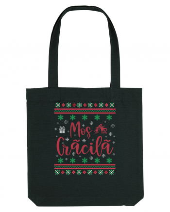 În stil ugly sweater - Moș Crăcilă Black