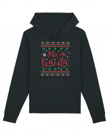 În stil ugly sweater - Moș Crăcilă Black