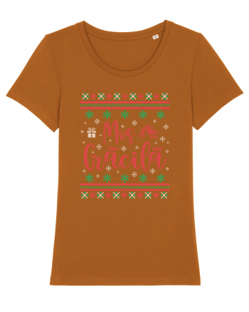 În stil ugly sweater - Moș Crăcilă Roasted Orange