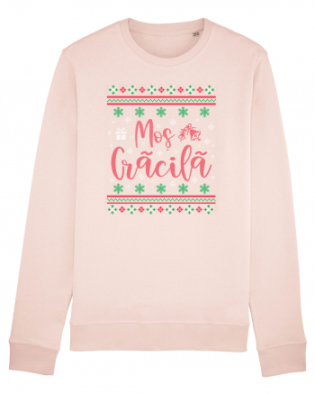 În stil ugly sweater - Moș Crăcilă Candy Pink