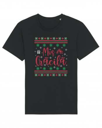 În stil ugly sweater - Moș Crăcilă Black