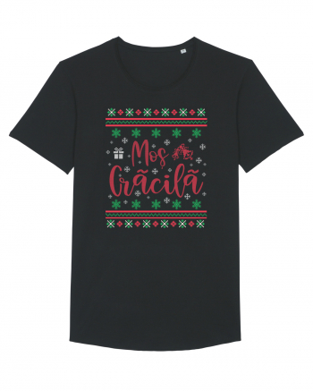 În stil ugly sweater - Moș Crăcilă Black