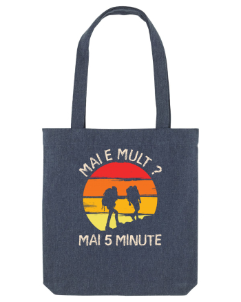 Mai e mult, mai 5 minute - retro sunset Midnight Blue