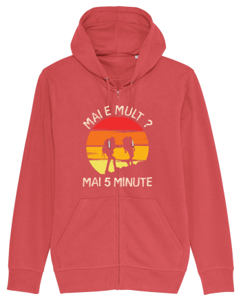 Mai e mult, mai 5 minute - retro sunset Carmine Red