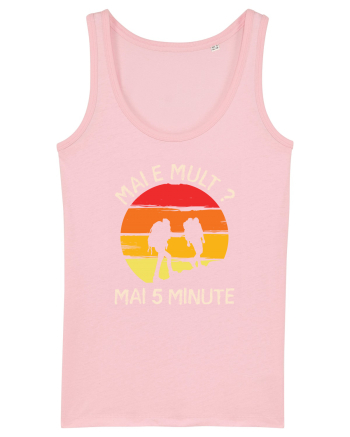 Mai e mult, mai 5 minute - retro sunset Cotton Pink