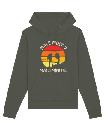 Mai e mult, mai 5 minute - retro sunset Khaki