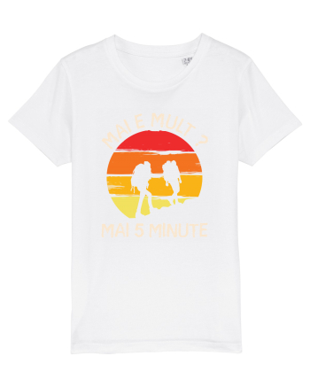 Mai e mult, mai 5 minute - retro sunset White