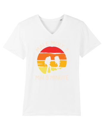 Mai e mult, mai 5 minute - retro sunset White