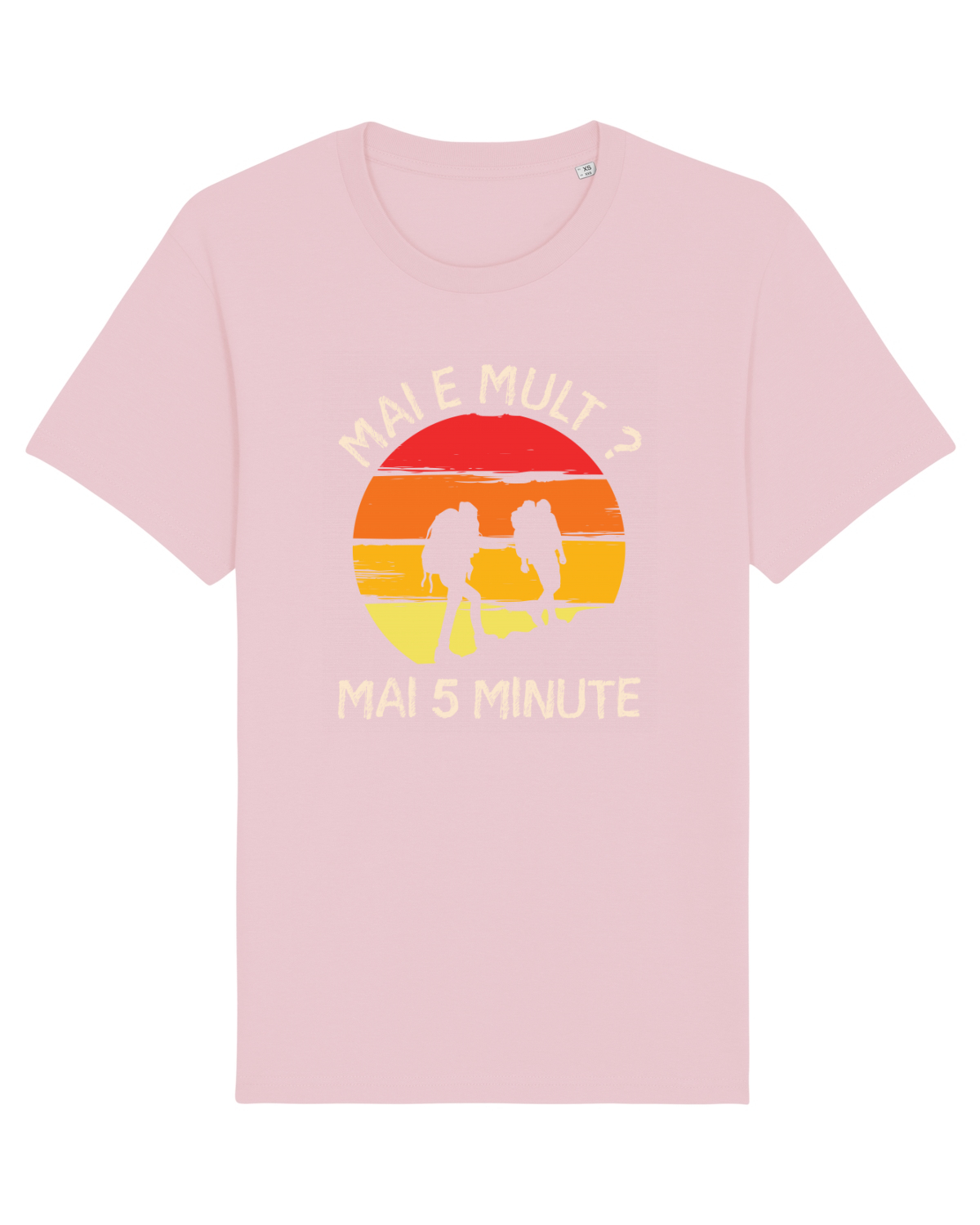 Tricou mânecă scurtă Unisex Rocker Cotton Pink