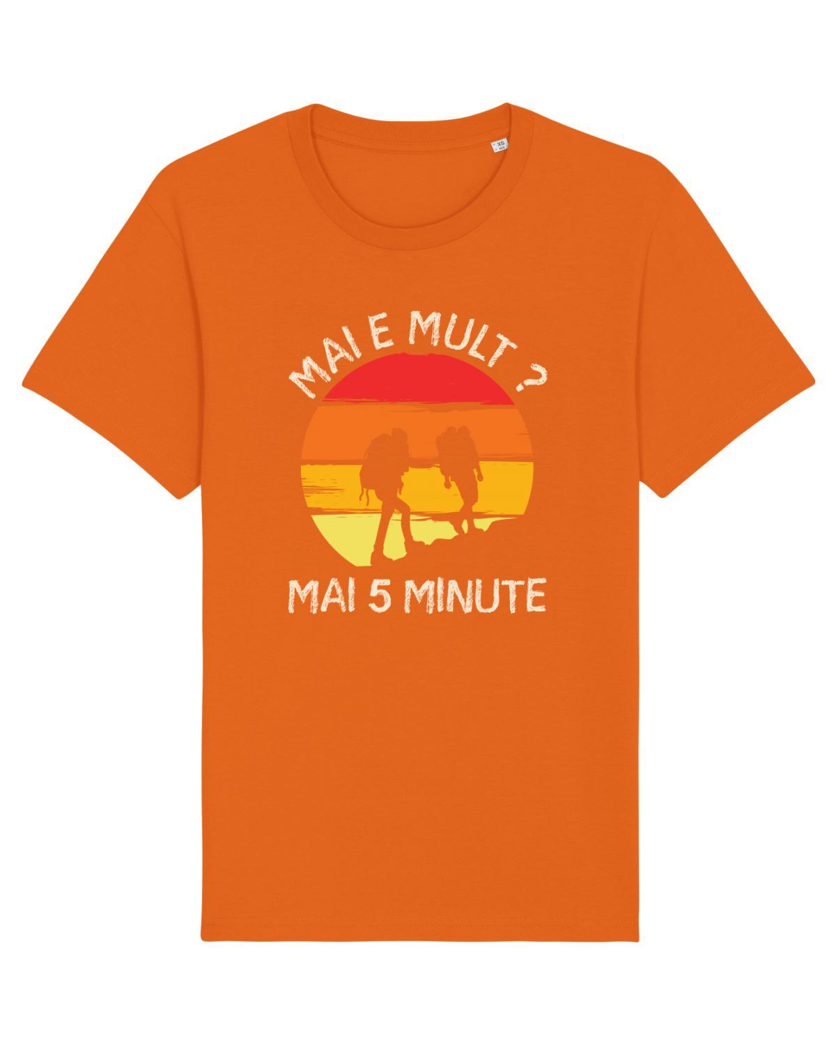 Tricou mânecă scurtă Unisex Rocker Bright Orange