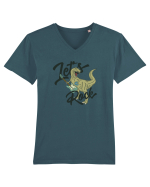 Let's Rock Trex Tricou mânecă scurtă guler V Bărbat Presenter
