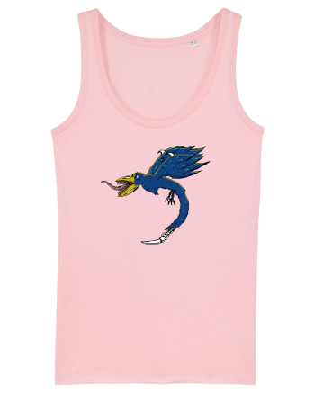 MUTANT DRAGON BIRD BLUE Cotton Pink