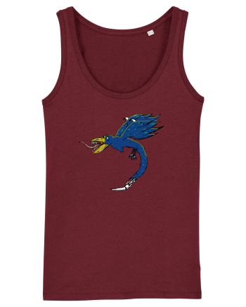 MUTANT DRAGON BIRD BLUE Burgundy