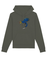 MUTANT DRAGON BIRD BLUE Hanorac Unisex Drummer