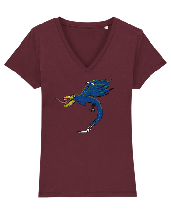 MUTANT DRAGON BIRD BLUE Burgundy