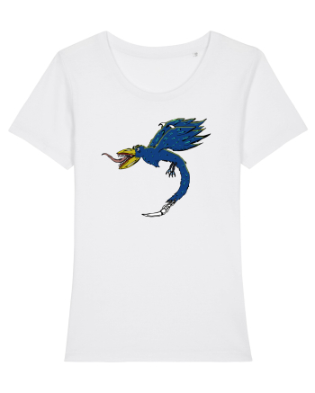 MUTANT DRAGON BIRD BLUE White