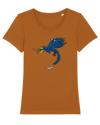 MUTANT DRAGON BIRD BLUE Roasted Orange