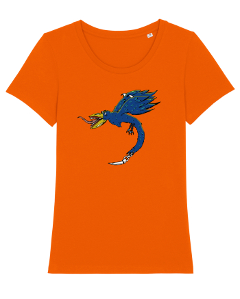 MUTANT DRAGON BIRD BLUE Bright Orange