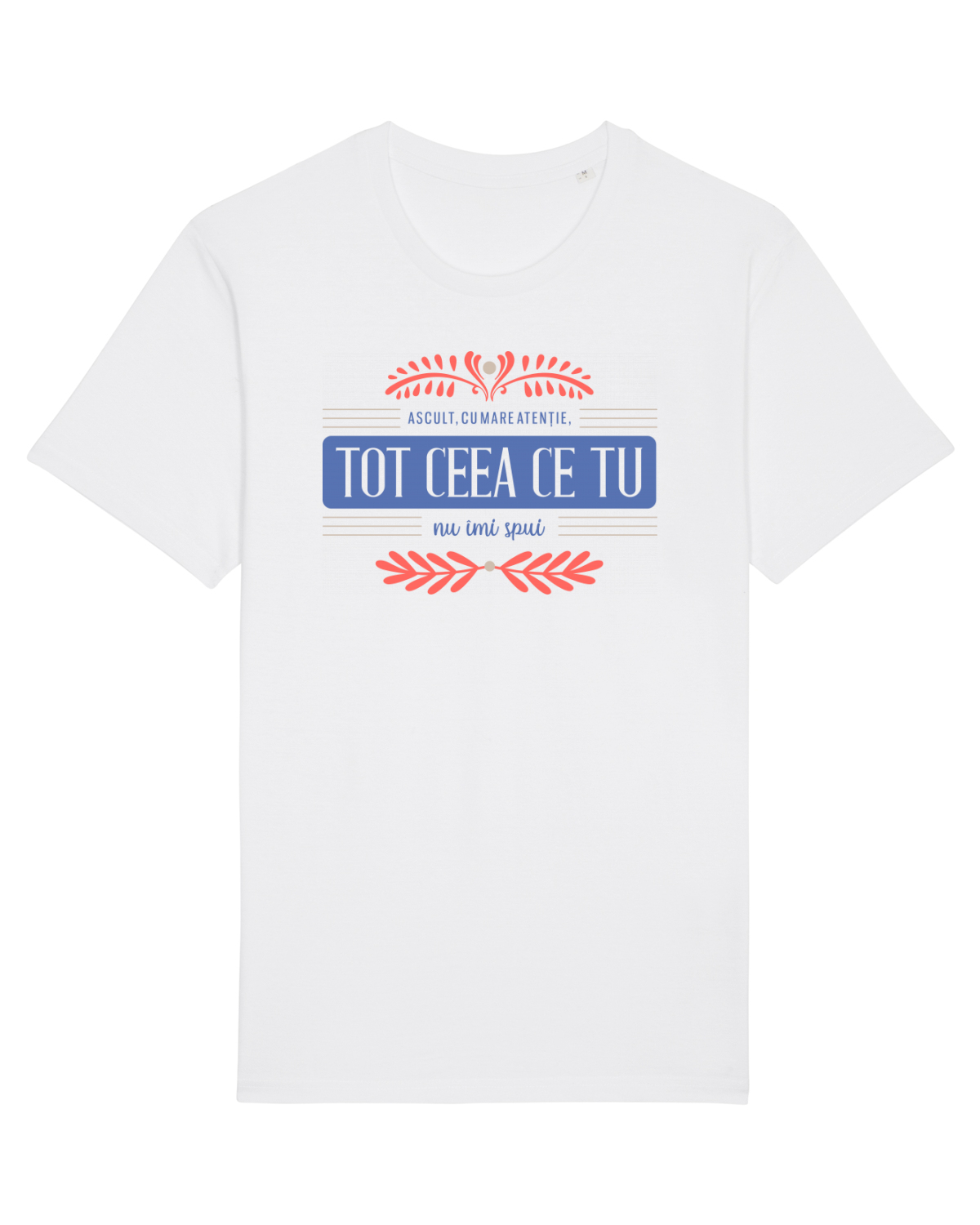 Tricou mânecă scurtă Unisex Rocker White
