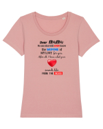 Dear Mama Tricou mânecă scurtă guler larg fitted Damă Expresser