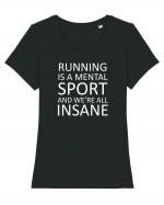 RUNNING Tricou mânecă scurtă guler larg fitted Damă Expresser