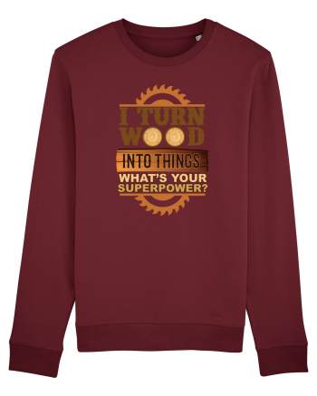 WOOD WORKER Burgundy