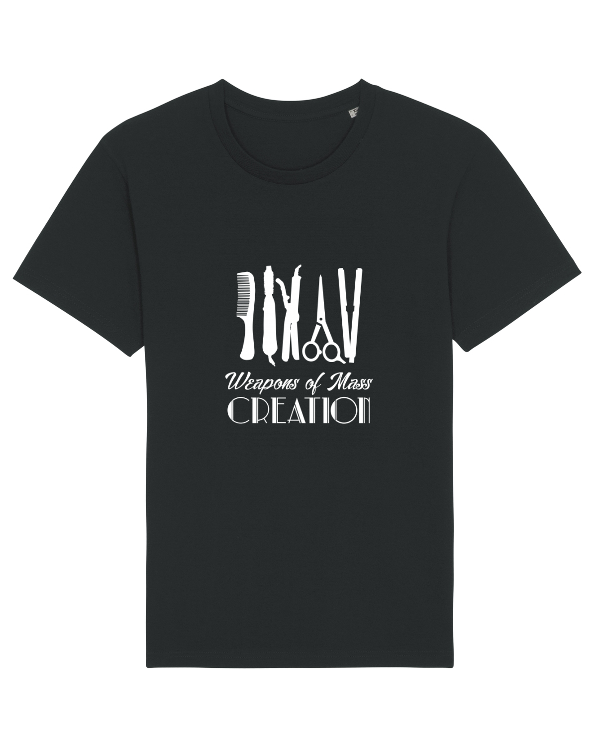 Tricou mânecă scurtă Unisex Rocker Black