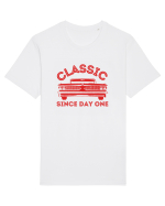 Masina Retro Clasica Tricou mânecă scurtă Unisex Rocker