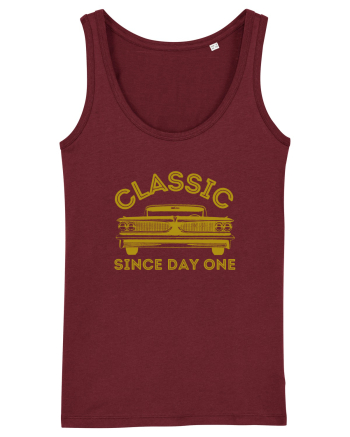 Masina Retro Clasica Burgundy