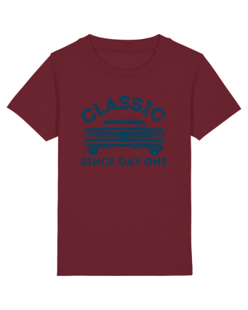 Masina Retro Clasica Burgundy